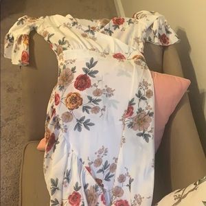 SHEIN XS floral Bell sleeve Dress